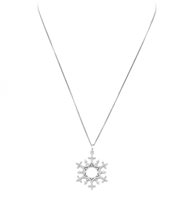 Halskette Amen Dame in Silber Zircone CLPC3 - CLPC3